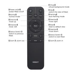 OBSBOT Remote Controller For Meet 4K And Meet- Black 7 OBSBOT Remote Controller For Meet 4K And Meet- Black -Electronics Shop obsbot remote controller for meet 1