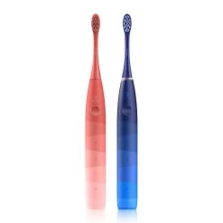 Oclean Find Electric Toothbrush Duo Set (2-pack) - Blue And Red