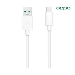 OPPO VOOC USB-C Cable DL129 - White -Electronics Shop oppo vooc usb c cable dl129 front