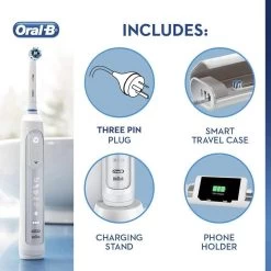 Oral B Oral-B Genius 9000 Electric Toothbrush - White 7 Oral B Oral-B Genius 9000 Electric Toothbrush - White -Electronics Shop oral b genius series 9000 electric toothbrush white 1