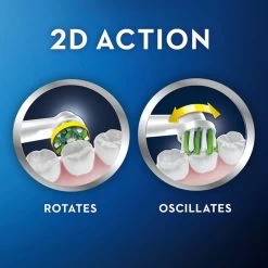 Oral B Oral-B Vitality Plus CrossAction Electric Toothbrush - Blue -Electronics Shop oral b vitality plus power toothbrush cross action 1