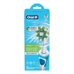 Oral B Oral-B Vitality Plus CrossAction Electric Toothbrush - Blue -Electronics Shop oral b vitality plus power toothbrush cross action 3