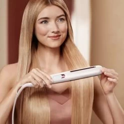 Philips SenseIQ BHS830/00 Hair Straightener - White -Electronics Shop philips senseiq bhs830 00 hair straightener white5
