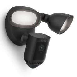 Ring Floodlight Cam Wired Pro With 3D Motion Detection - Black