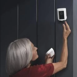 Ring Spotlight Cam Pro Advanced Outdoor Camera Battery - White -Electronics Shop ring spotlight cam pro 4