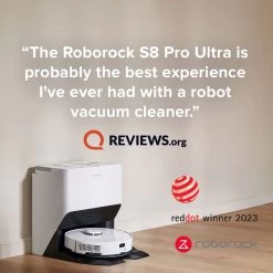 Roborock S8 Pro Ultra Robot Vacuum W/ Cleaning Station - White -Electronics Shop roborock s8 pro ultra robot vacuum w cleaning station white1
