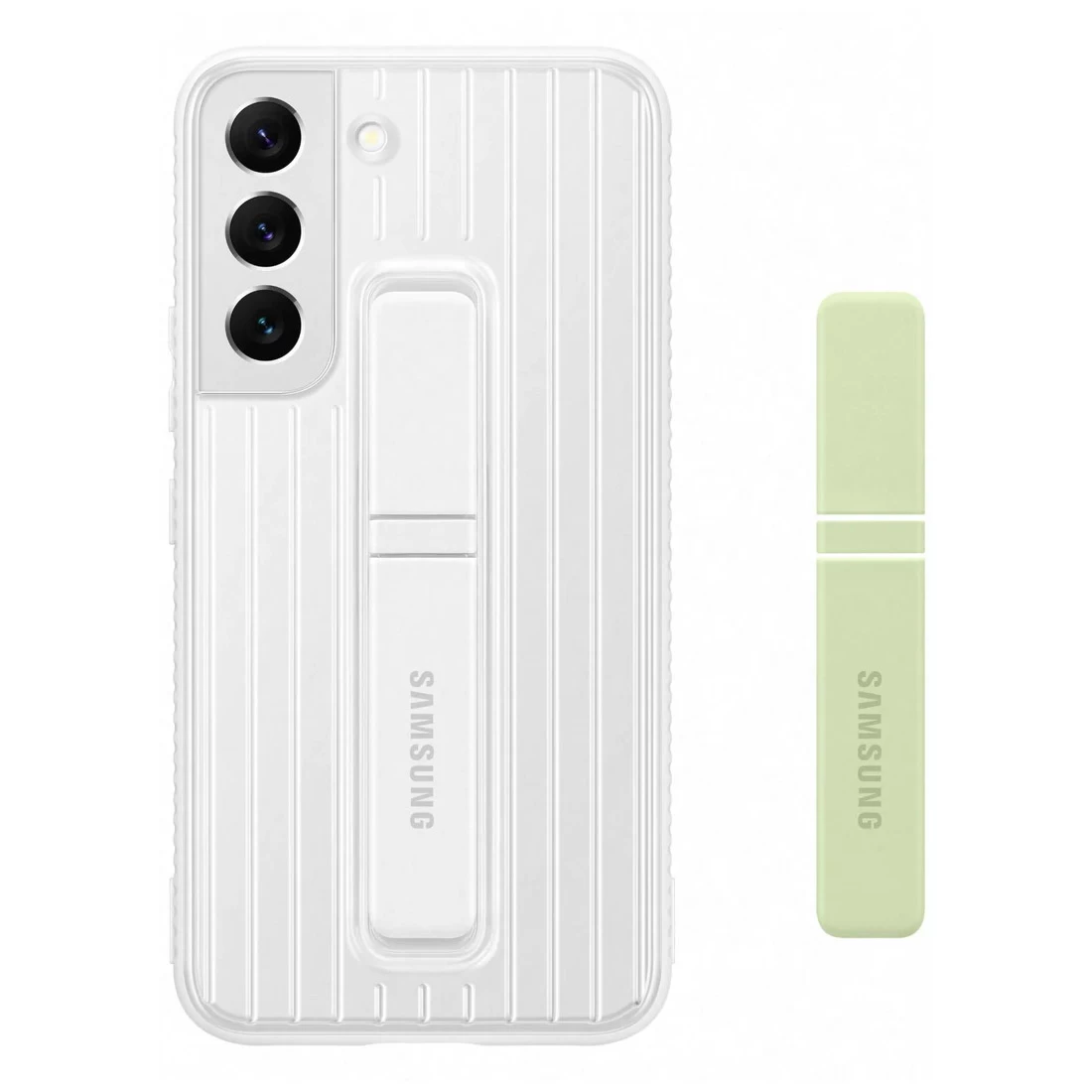Samsung Galaxy S22+ Plus Protective Stand Cover EF-RS906CWEGWW - White 2 Samsung Galaxy S22+ Plus Protective Stand Cover EF-RS906CWEGWW - White - Image 2