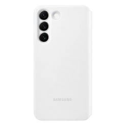 Samsung Galaxy S22 Smart Clear View Cover EF-ZS901CWEGWW - White -Electronics Shop samsung galaxy s22 smart clear view cover white 3 1