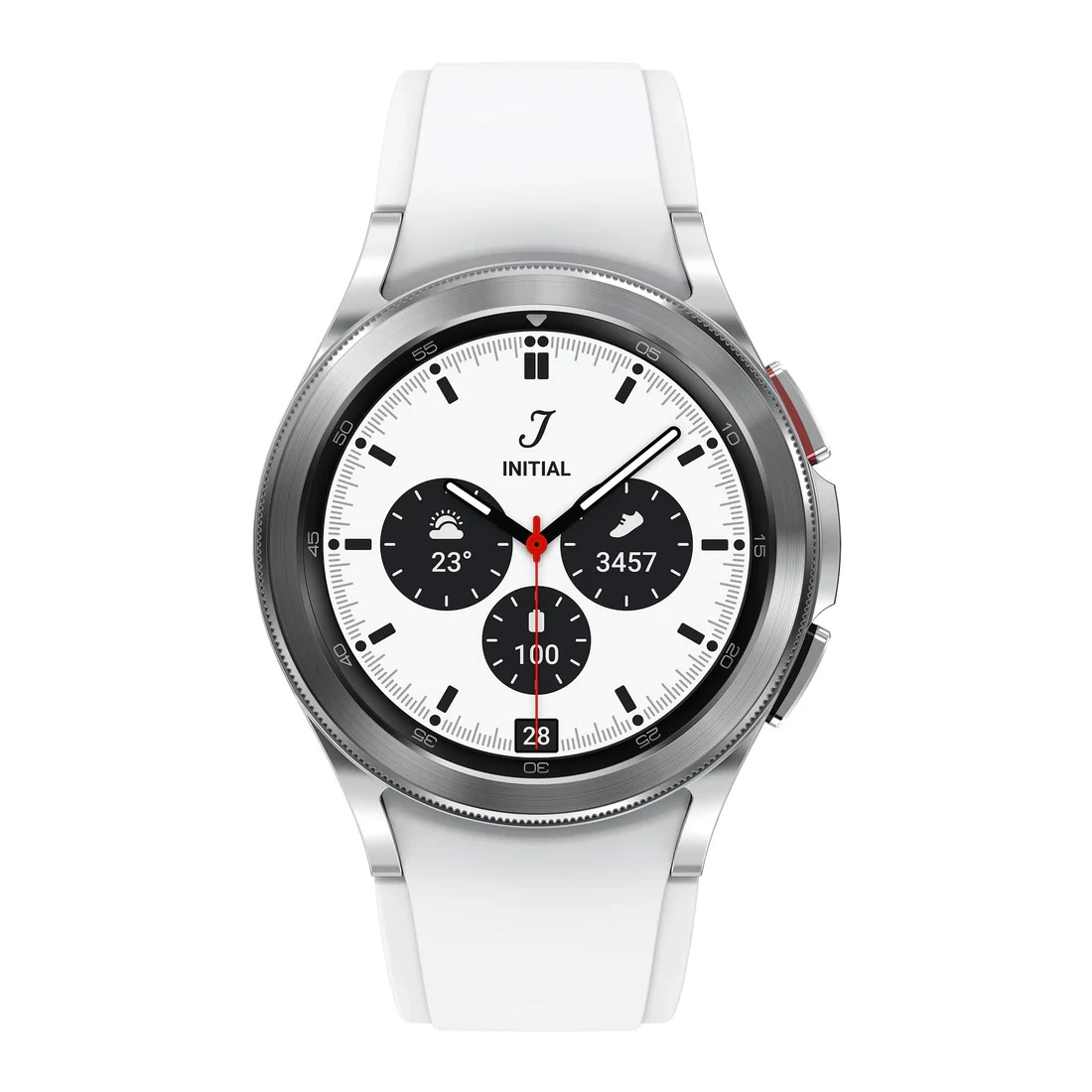 Samsung Galaxy Watch 4 Classic 4G/LTE 42mm SAM-R885F - Silver 2 Samsung Galaxy Watch 4 Classic 4G/LTE 42mm SAM-R885F - Silver - Image 2