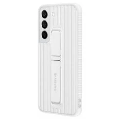 Samsung Galaxy S22 Protective Stand Cover EF-RS901CWEGWW - White -Electronics Shop samsung galaxy s22 protective stand cover ef rs901cwegww white side