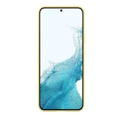 Samsung Galaxy S22+ Plus Silicone Cover EF-PS906TYEGWW - Yellow -Electronics Shop samsung galaxy s22 silicone cover ef ps901tyegww yellow front