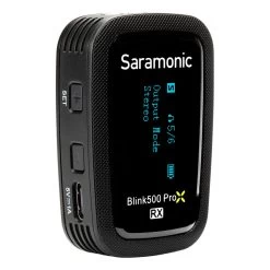 Saramonic Blink 500 ProX RX Dual-Channel Camera-Mount Digital Wireless Receiver (2.4 GHz) 8 Saramonic Blink 500 ProX RX Dual-Channel Camera-Mount Digital Wireless Receiver (2.4 GHz) -Electronics Shop saramonic blink 500 prox rx dual channel camera mount digital wireless receiver 2