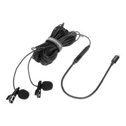 Saramonic LavMicro U1C Dual Omnidirectional Lavalier Microphone With Lightning Connector For IOS Devices (6m) -Electronics Shop saramonic clip on microphone with lighting connectorc 3