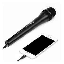 Saramonic SR-HM7 DI Handheld Dynamic USB Microphone For IOS Devices - Black -Electronics Shop saramonic dynami hand held mic with lightning connector 1