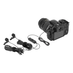 Saramonic LavMicro 2M Dual Omnidirectional Lavalier Microphone For DSLR Camera And Smartphone -Electronics Shop saramonic lavmicro 2m dual head lavalier microphone 1