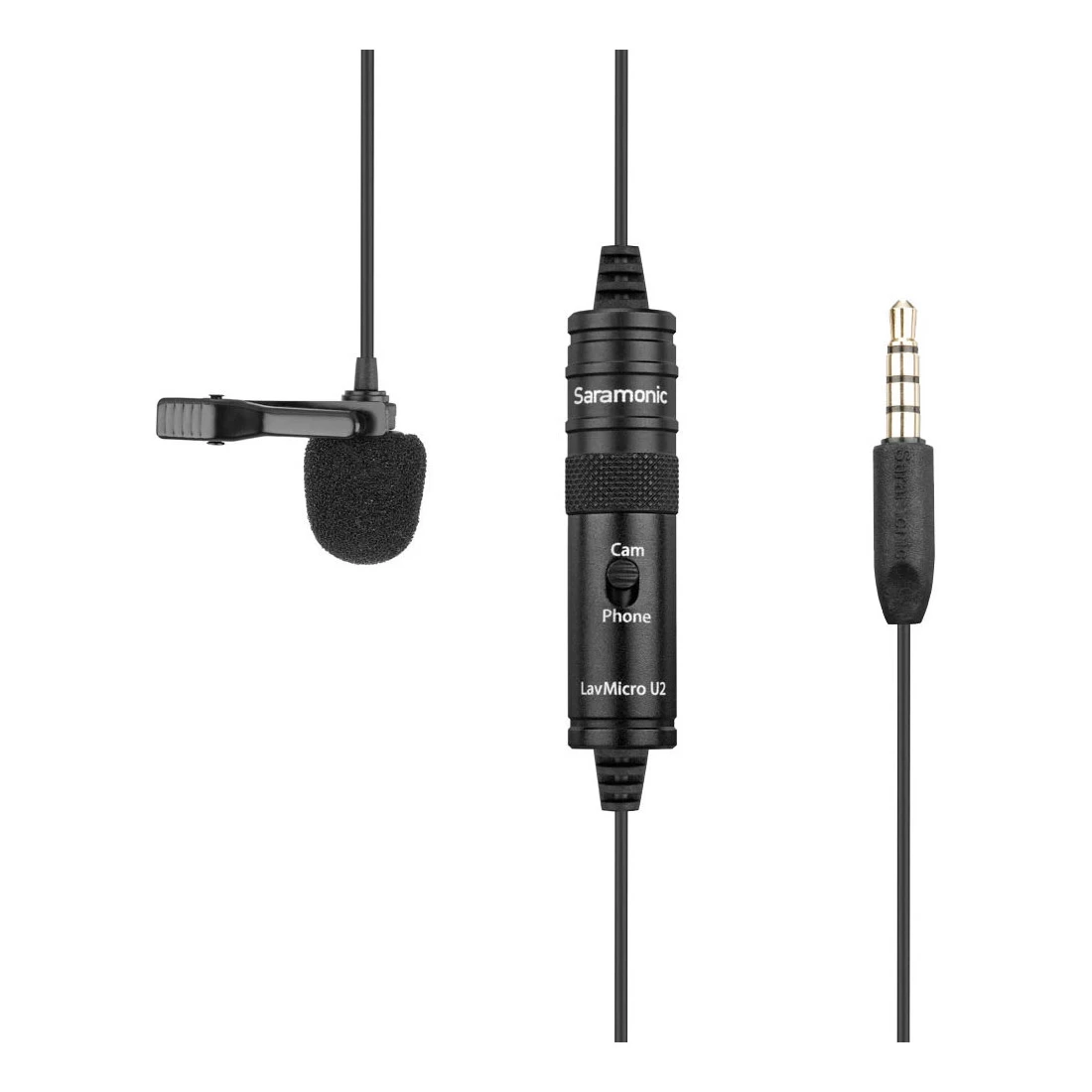 Saramonic LavMicro U2 Omnidirectional Lavalier Microphone 3.5mm Locking Type Male Jack To USB Type C 2 Saramonic LavMicro U2 Omnidirectional Lavalier Microphone 3.5mm Locking Type Male Jack To USB Type C - Image 2