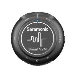 Saramonic SmartV2M Portable Audio Interface With Two Omnidirectional Lavalier Microphones