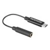 Saramonic SR-C2003 Short USB Type-C Male To Gold-Plated Female 3.5mm TRS Adapter Cable