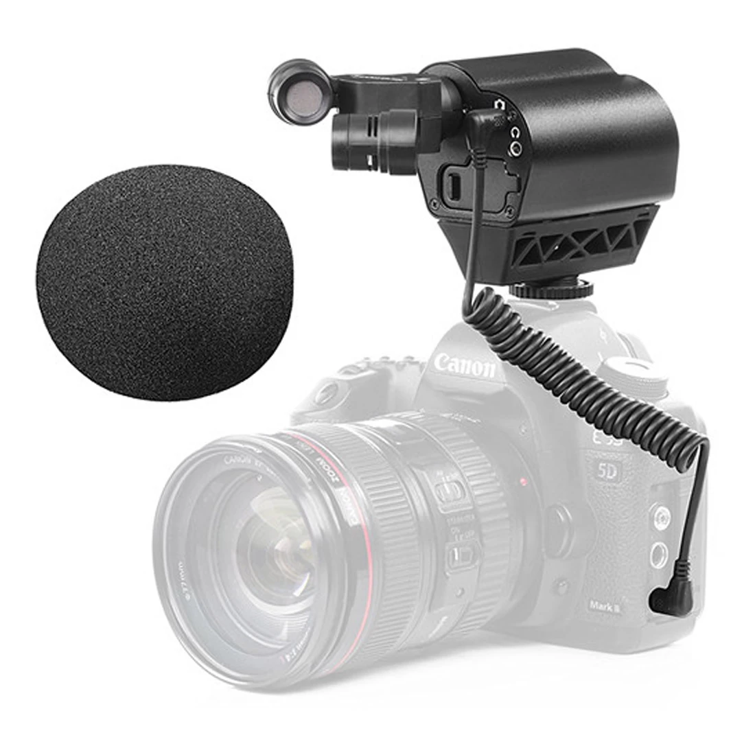 Saramonic Vmic Stereo Camera-Mount Stereo Condenser Microphone 2 Saramonic Vmic Stereo Camera-Mount Stereo Condenser Microphone - Image 2