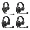 Saramonic WiTalk-WT4S 4-Person Full-Duplex Wireless Intercom System With Single-Ear Headsets (1.9 GHz)