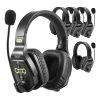 Saramonic WiTalk-WT5D 5-Person Full-Duplex Wireless Intercom System With Dual-Ear Headsets (1.9 GHz)