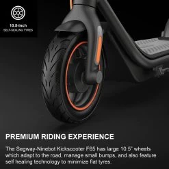 Segway Ninebot KickScooter F65 - Black -Electronics Shop segway ninebot kickscooter f65 3