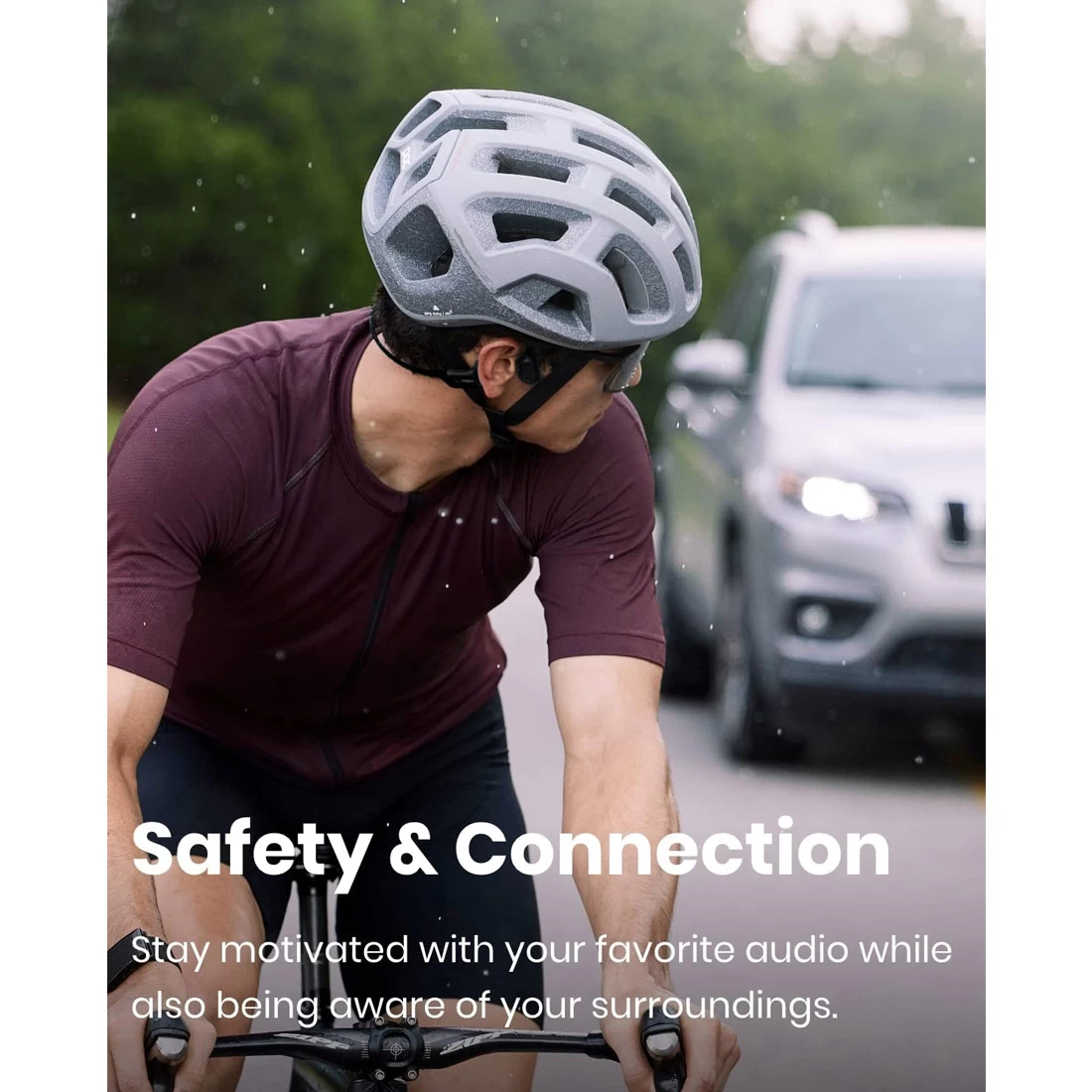 Shokz OpenRun Pro Premium Bone Conduction Open Ear Bluetooth Headphones - Black 2 Shokz OpenRun Pro Premium Bone Conduction Open Ear Bluetooth Headphones - Black - Image 2