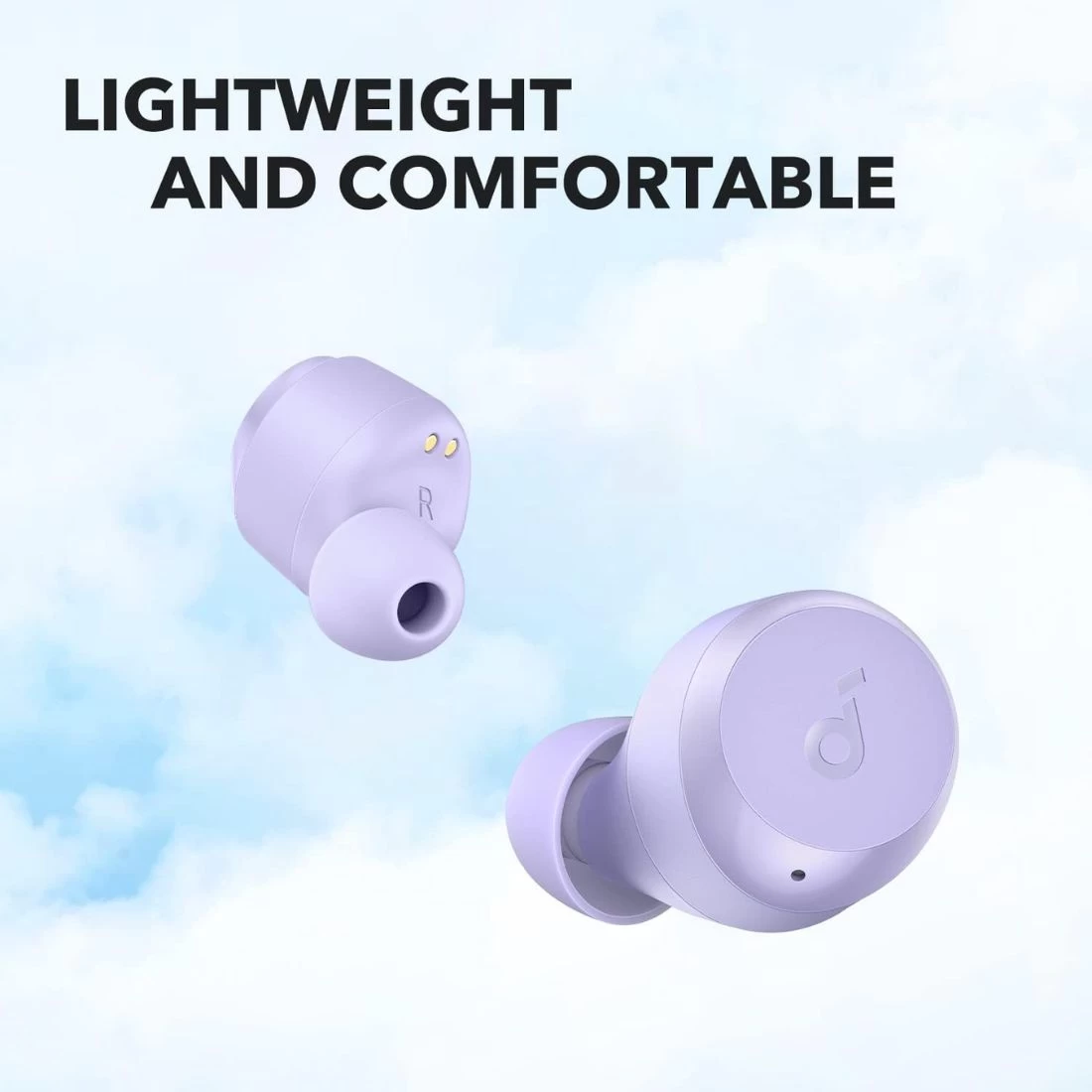 Soundcore A20i True Wireless Earbuds - White/Purple 2 Soundcore A20i True Wireless Earbuds - White/Purple - Image 2