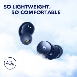 Soundcore Space A40 Active Noise Cancelling Wireless Earbuds - Blue -Electronics Shop soundcore adaptive cancelling blue 1