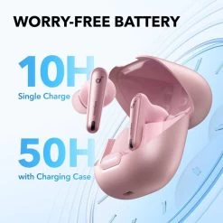 Soundcore Liberty 4 NC Wireless Noise Cancelling Earbuds - Pink -Electronics Shop soundcore liberty 4 nc pink5