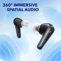 Soundcore Liberty 4 True Wireless Noise Cancelling Earbuds - Black -Electronics Shop soundcore liberty cancelling earbuds 2