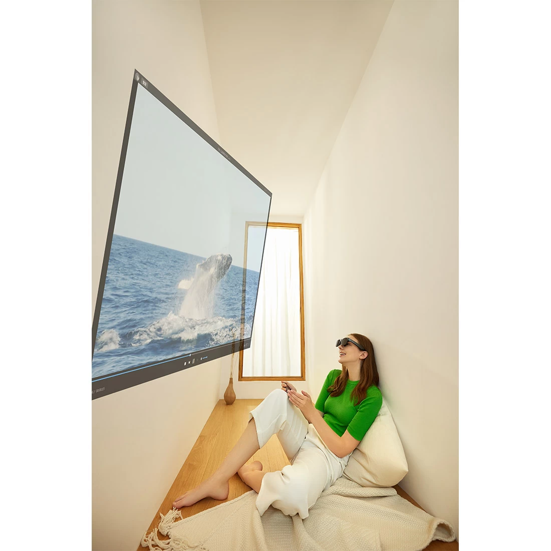 TCL RayNeo NXTWEAR S XR Smart Glasses - Black 9 TCL RayNeo NXTWEAR S XR Smart Glasses - Black - Image 9