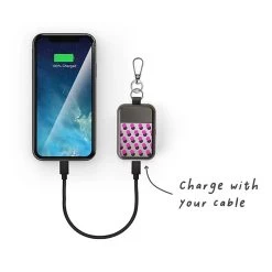 Wipop Keywi Two Wireless Keyring Charger Mini Power Bank - Abstract Dots -Electronics Shop wipop keywi two abstract dots 1