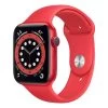 Apple Watch Series 6 40mm (GPS + Cellular) Aluminum Case W/ Red Sport Band M06R3X/A